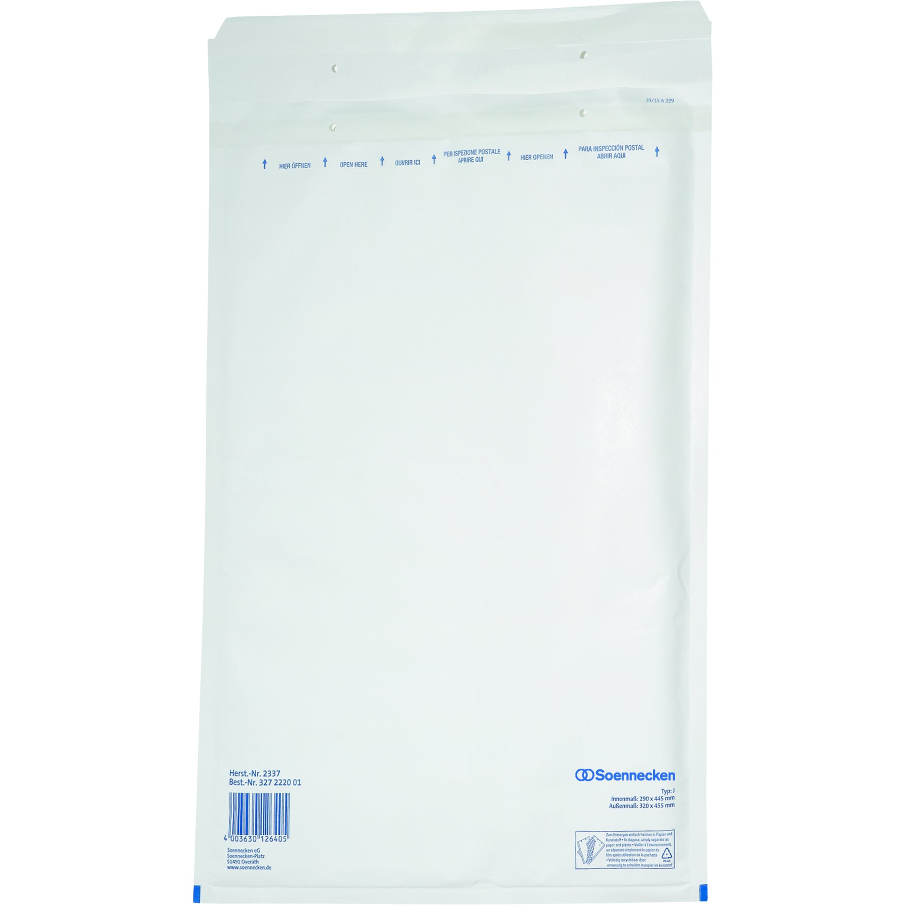 Soennecken Luftpolstertasche J/6 44 g - Wiepa Bürofachpartner