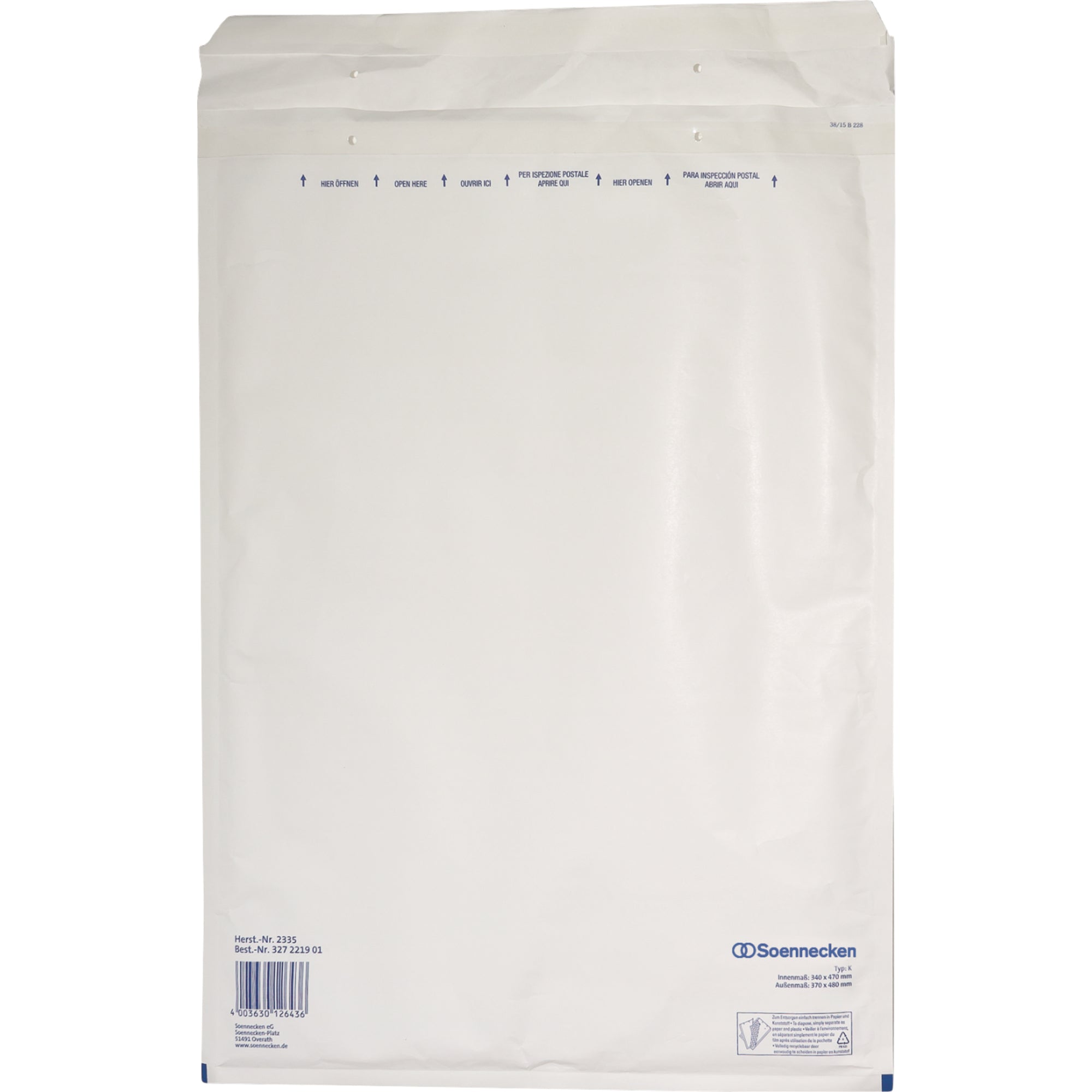 Soennecken Luftpolstertasche K/7 44,5 g - Wiepa Bürofachpartner