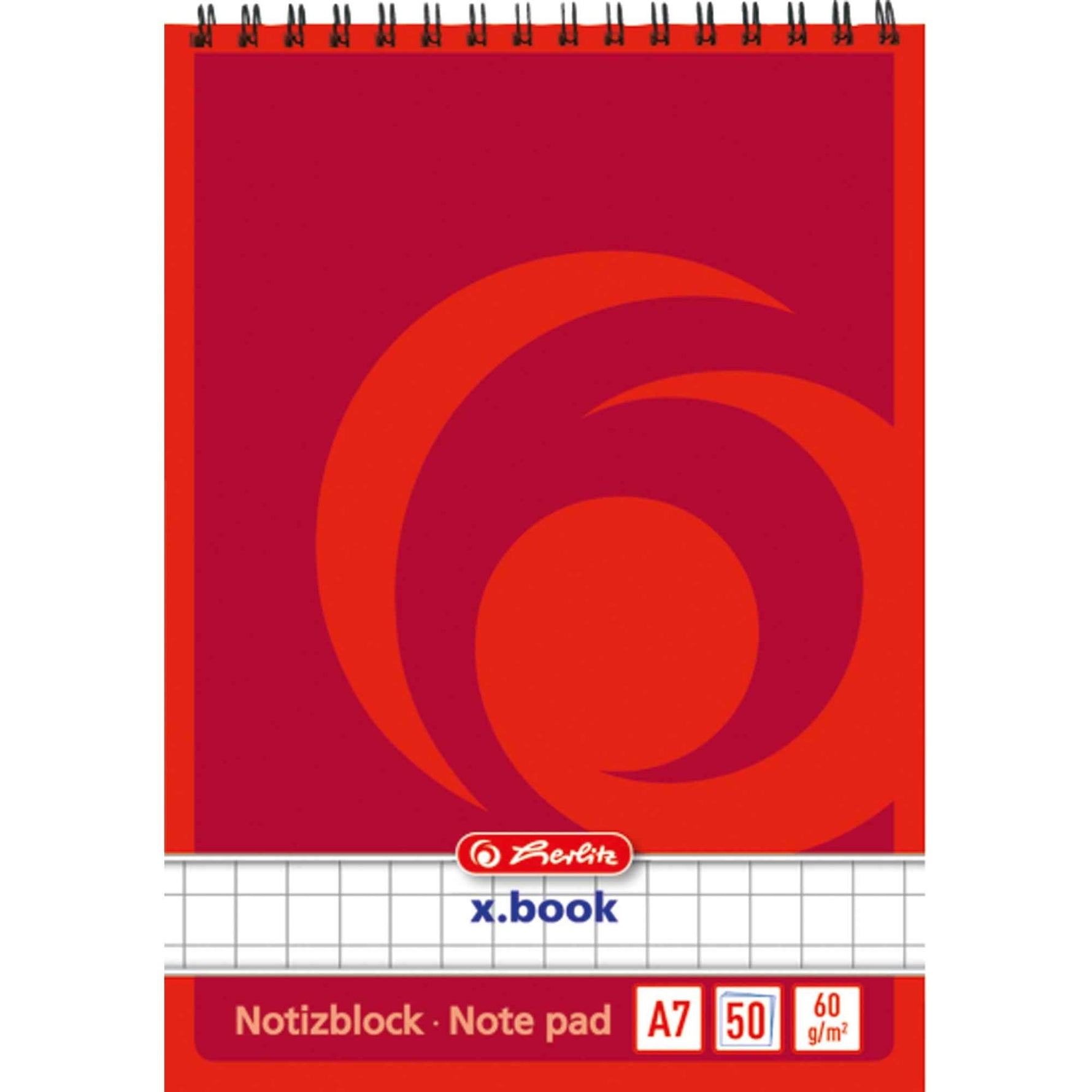 Herlitz Notizblock DIN A7 kariert