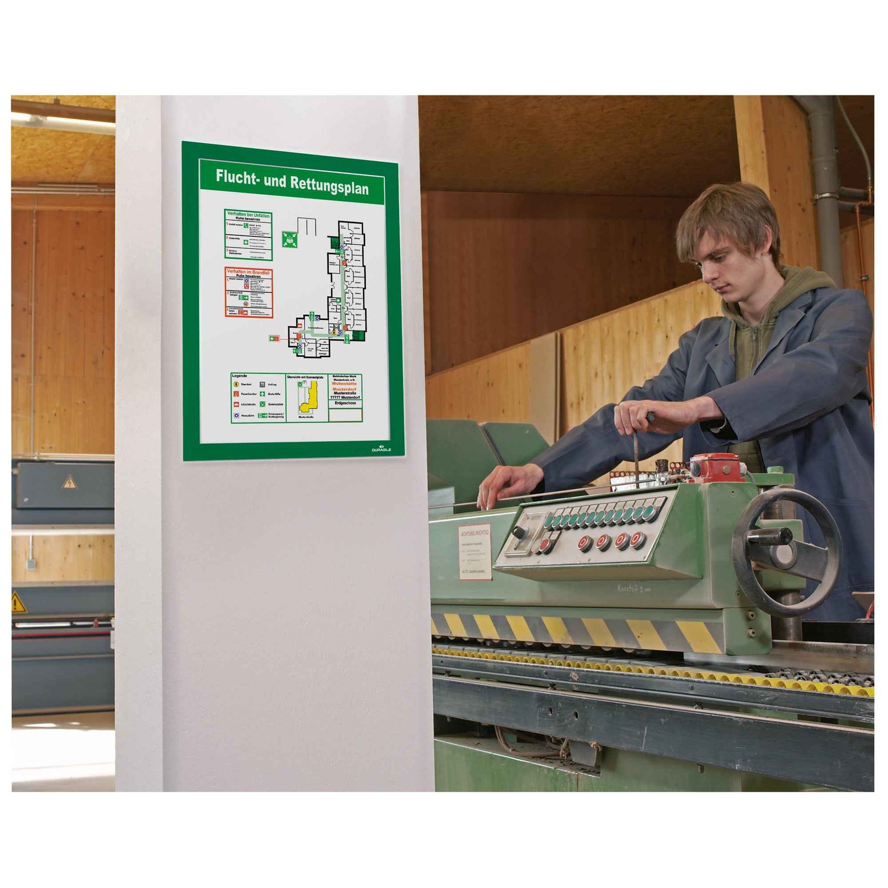DURABLE Magnetrahmen DURAFRAME® DIN A4 2 St./Pack.