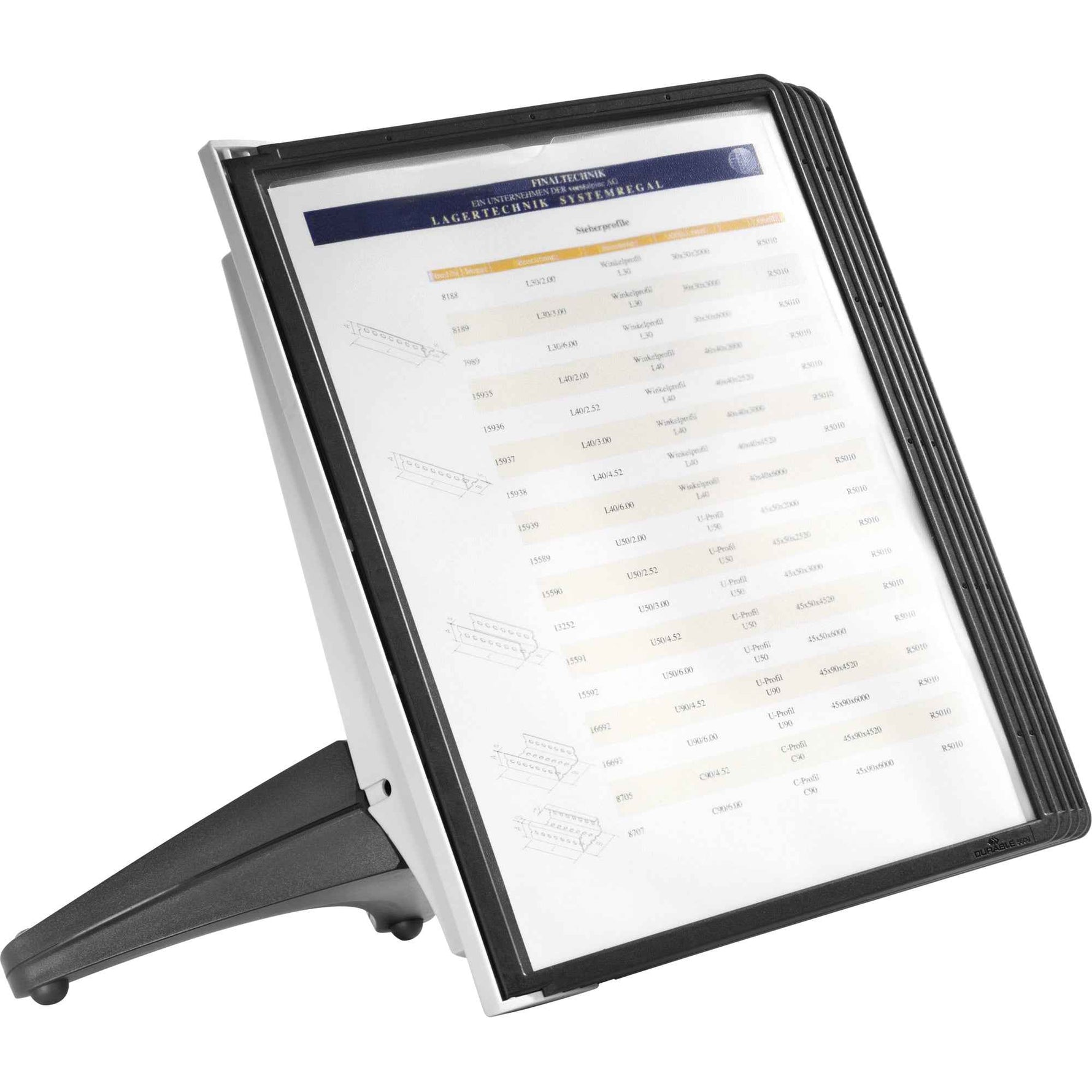 DURABLE Sichttafelständer SHERPA® SOHO TABLE 5