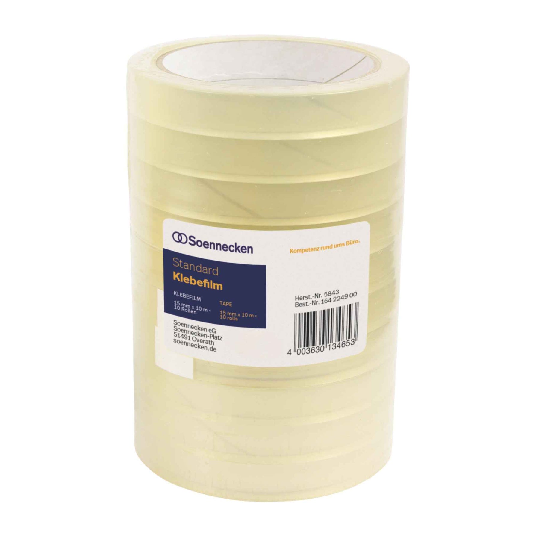 Soennecken Klebefilm 5845 15 mm x 66 m (B x L) 10 St./Pack.
