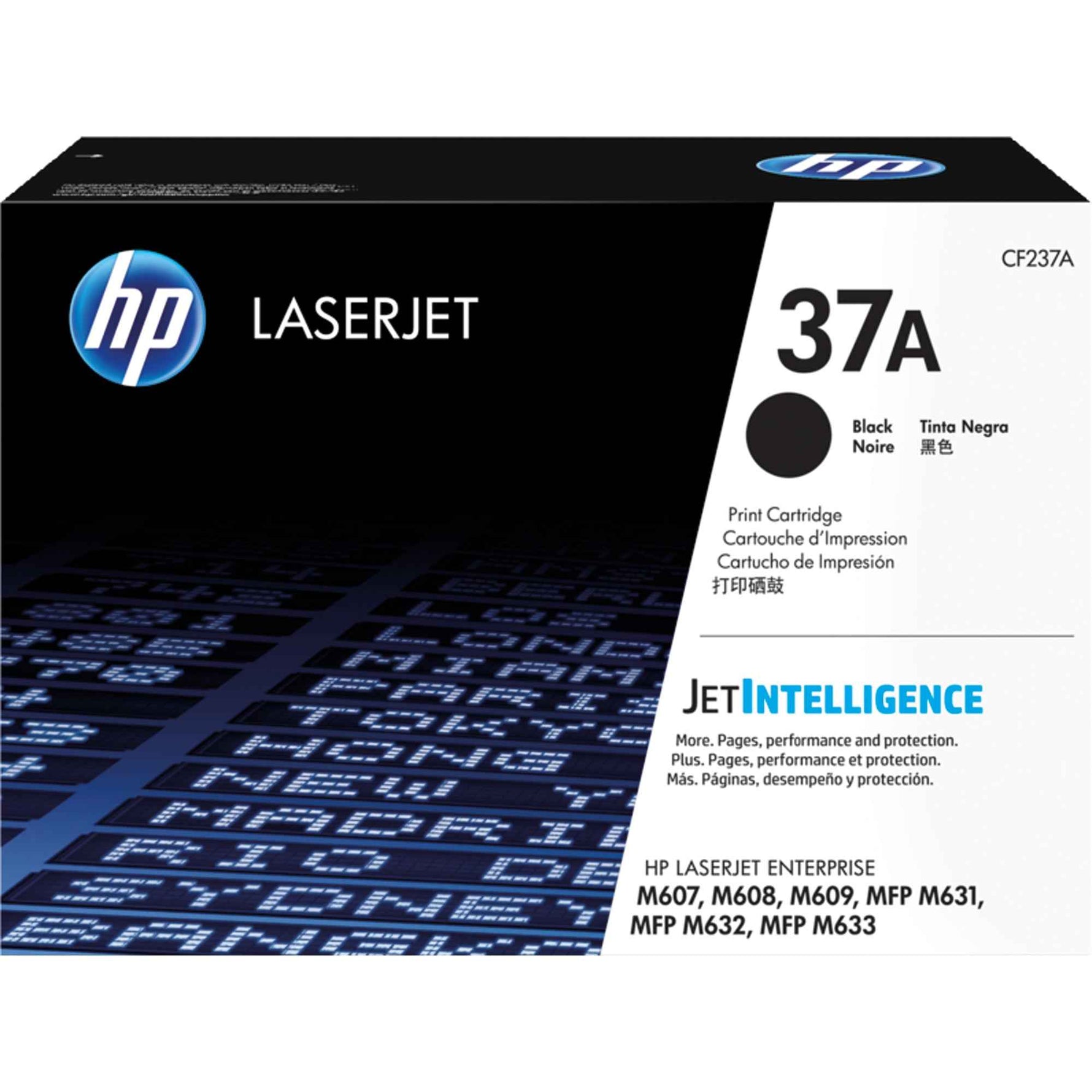 HP Toner schwarz 37A