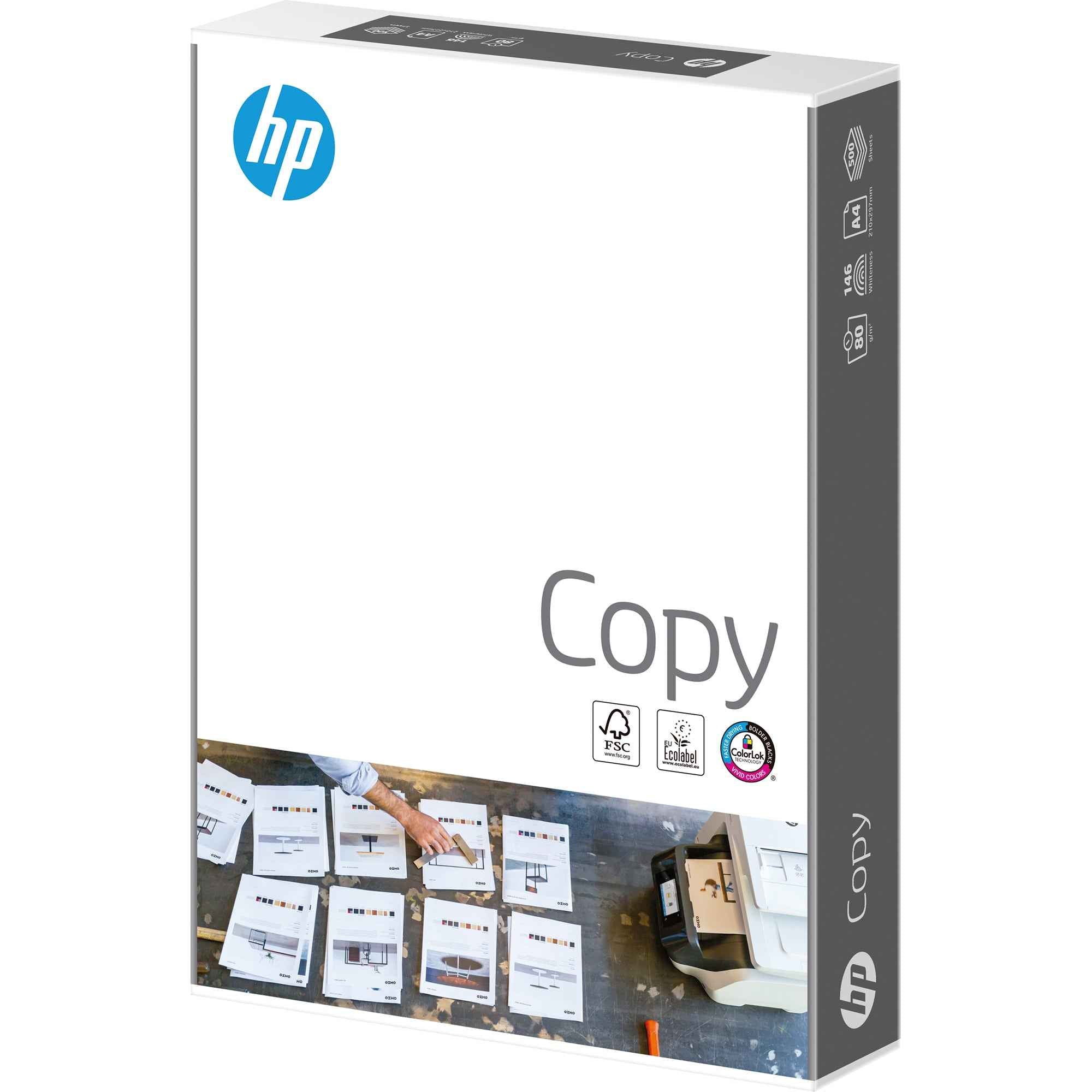 HP Kopierpapier Copy DIN A4 80 g/qm – 500 Blatt pro Pack