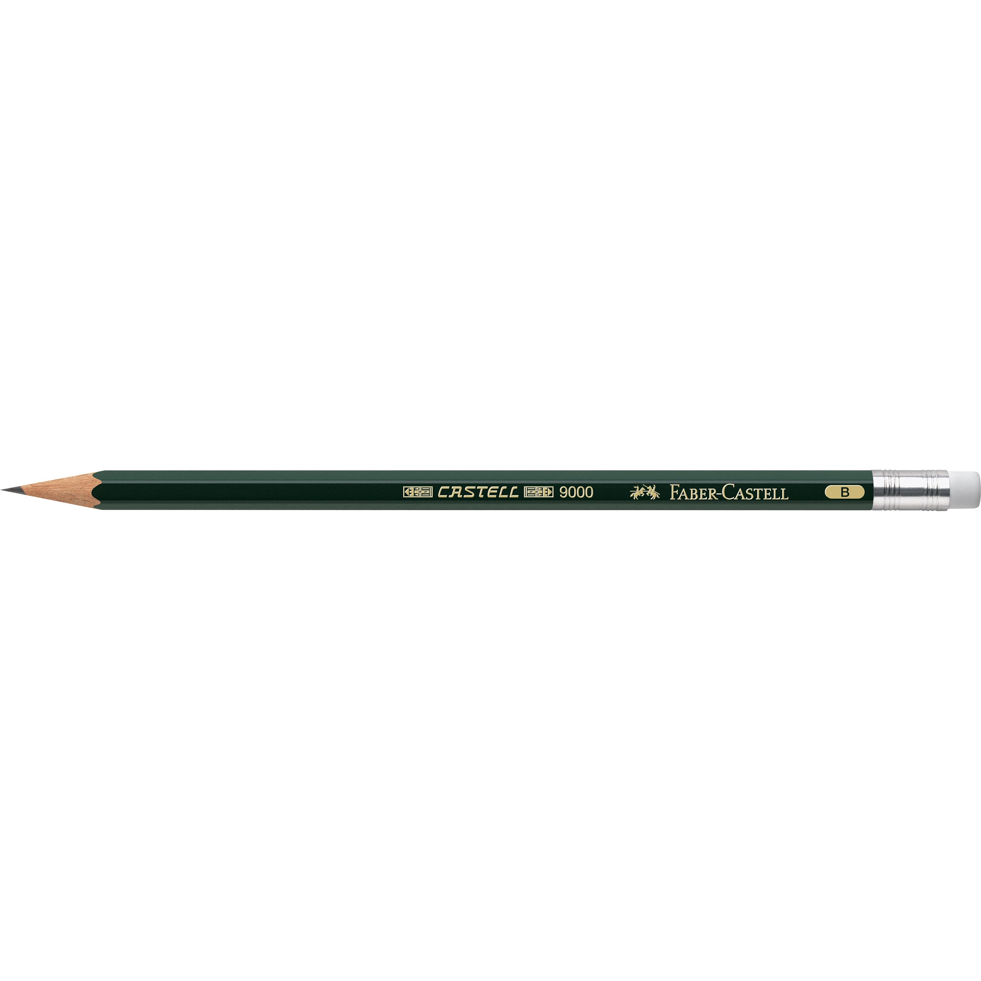 Faber-Castell Bleistift CASTELL® 9000 mit Radierer - Wiepa Bürofachpartner