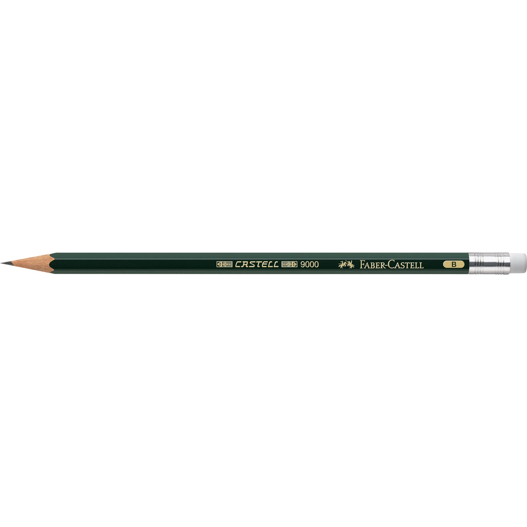 Faber-Castell Bleistift CASTELL® 9000 mit Radierer - Wiepa Bürofachpartner