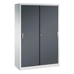 C+P Schiebetürenschrank Acurado 1.200 x 1.950 x 500 mm (B x H x T) lichtgrau