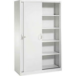 C+P Schiebetürenschrank Acurado 1.200 x 1.950 x 500 mm (B x H x T) lichtgrau