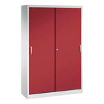 C+P Schiebetürenschrank Acurado 1.200 x 1.950 x 400 mm (B x H x T) lichtgrau