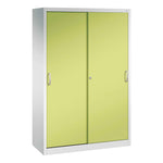 C+P Schiebetürenschrank Acurado 1.200 x 1.950 x 500 mm (B x H x T) lichtgrau