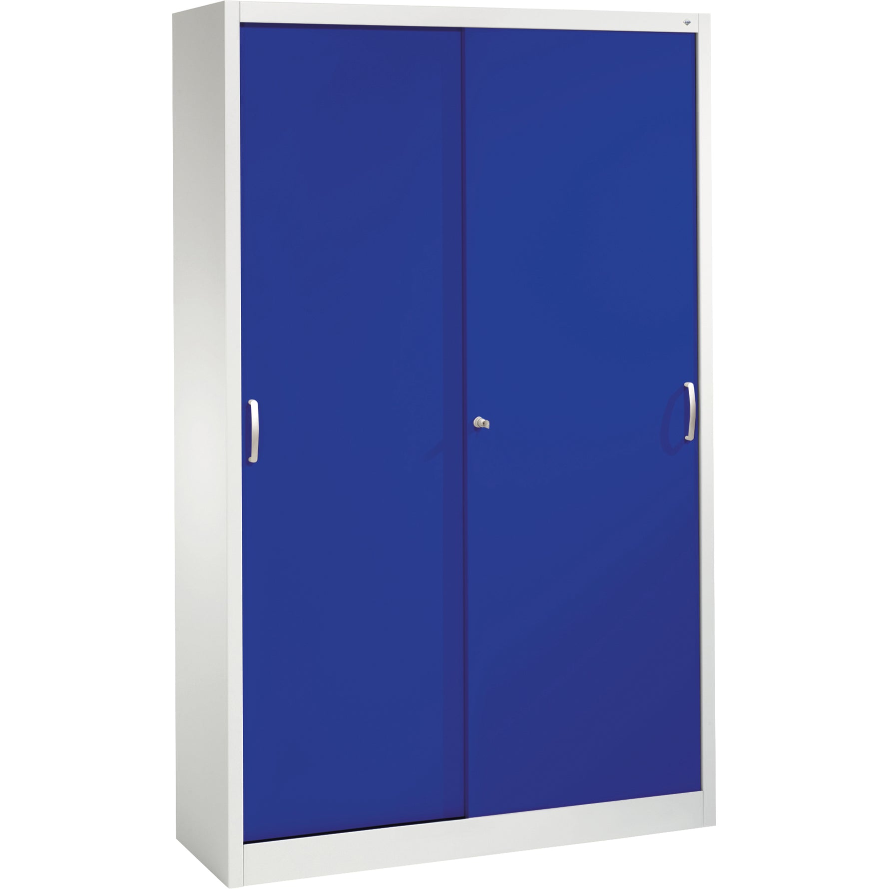 C+P Schiebetürenschrank Acurado 1.200 x 1.950 x 500 mm (B x H x T) lichtgrau – Produktbild 3