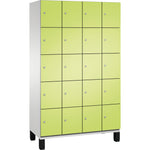 C+P Schließfachschrank Cambio 1.200 x 1.980 x 525 mm (B x H x T) 20 Fächer lichtgrau – Produktbild 3