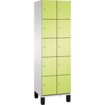 C+P Schließfachschrank Cambio 600 x 1.980 x 525 mm (B x H x T) 10 Fächer lichtgrau – Produktbild 3