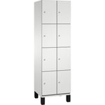 C+P Schließfachschrank Cambio 600 x 1.980 x 525 mm (B x H x T) 8 Fächer lichtgrau – Produktbild 5
