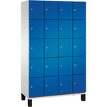 C+P Schließfachschrank Cambio 1.200 x 1.980 x 525 mm (B x H x T) 20 Fächer lichtgrau