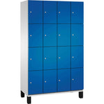 C+P Schließfachschrank Cambio 1.200 x 1.980 x 525 mm (B x H x T) 16 Fächer lichtgrau