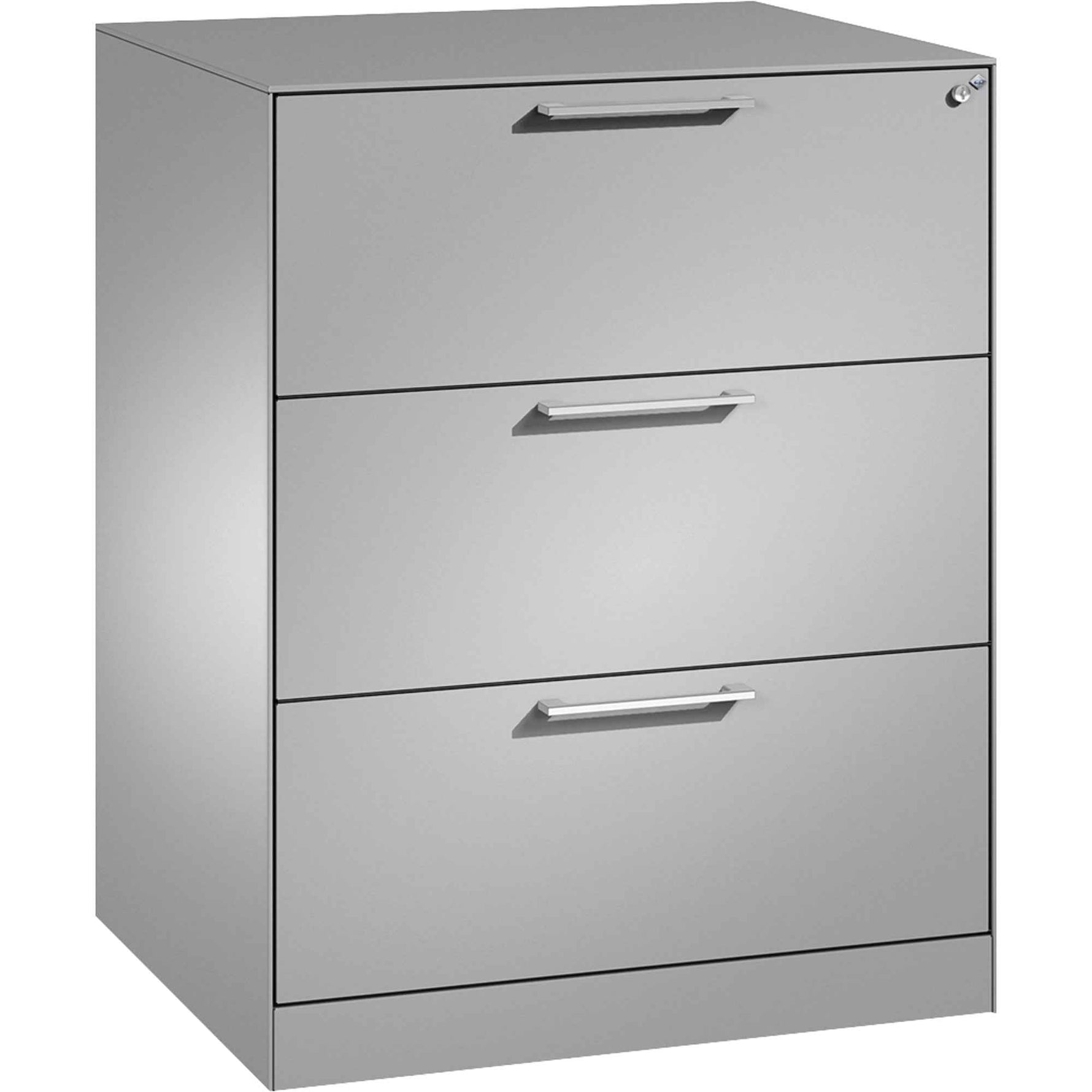C+P Hängeregistraturschrank Asisto 800 x 998 x 600 mm (B x H x T) weißaluminium