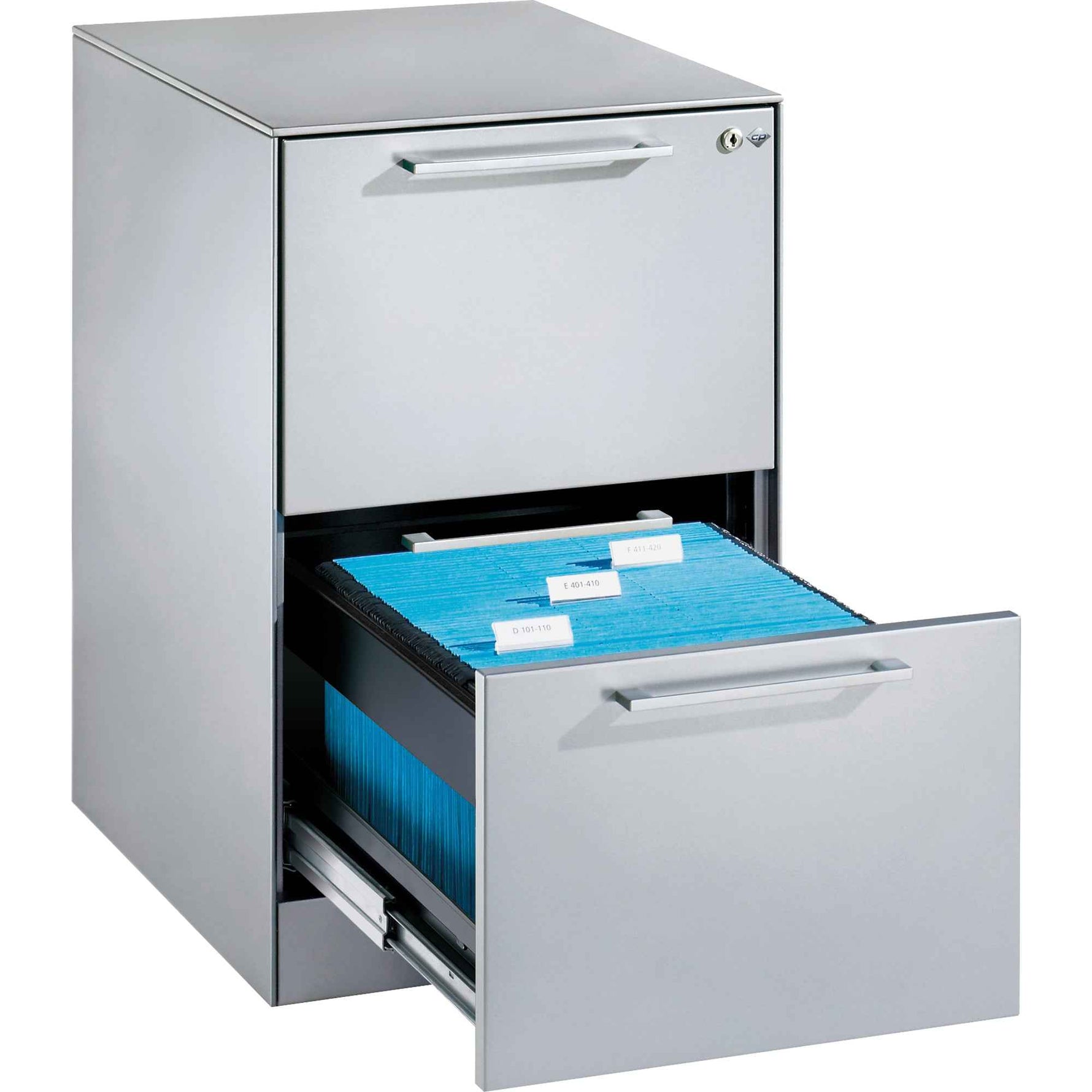 C+P Hängeregistraturschrank Asisto 440 x 698 x 600 mm (B x H x T) lichtgrau