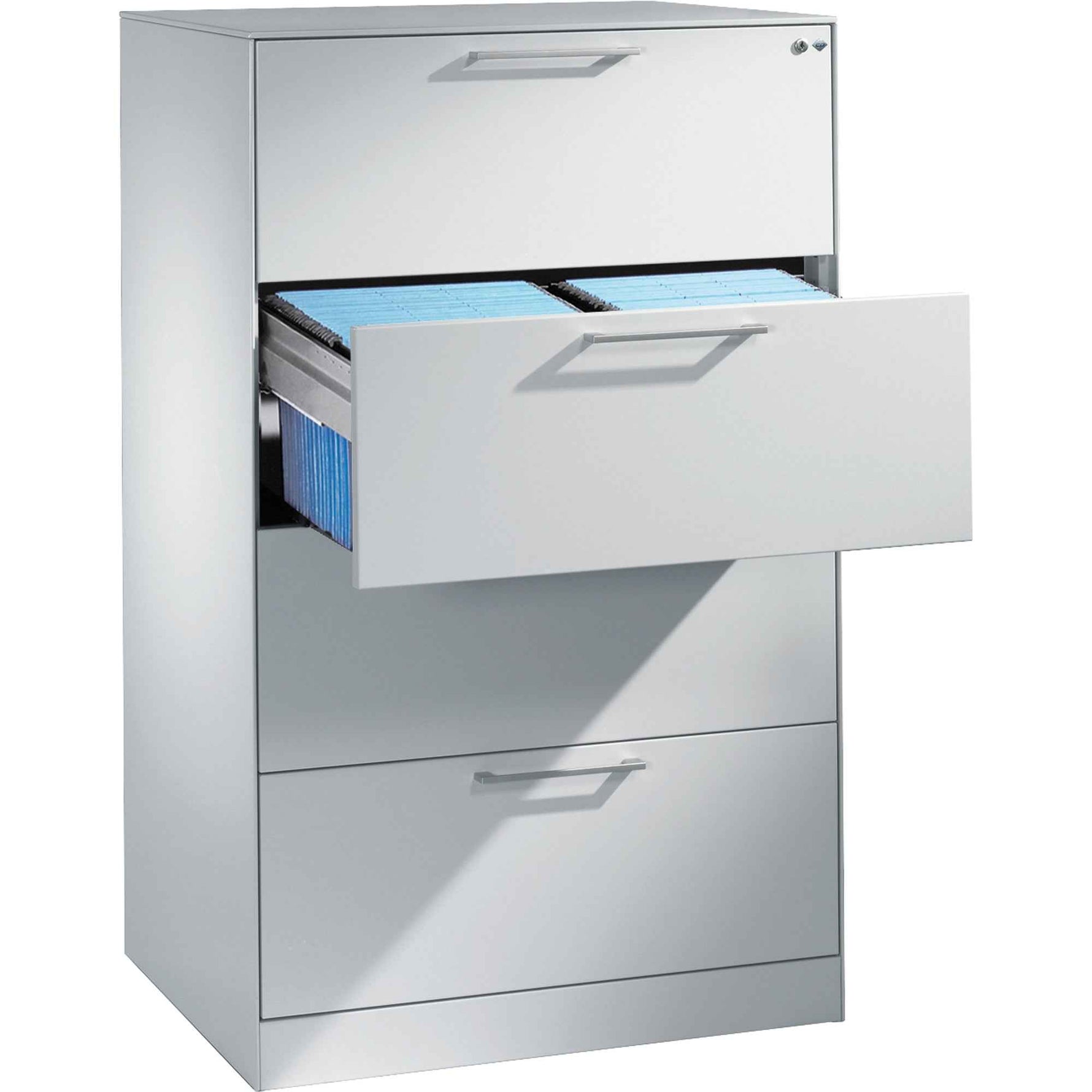 C+P Karteischrank Asisto 800 x 1.298 x 600 mm (B x H x T) DIN A4 quer