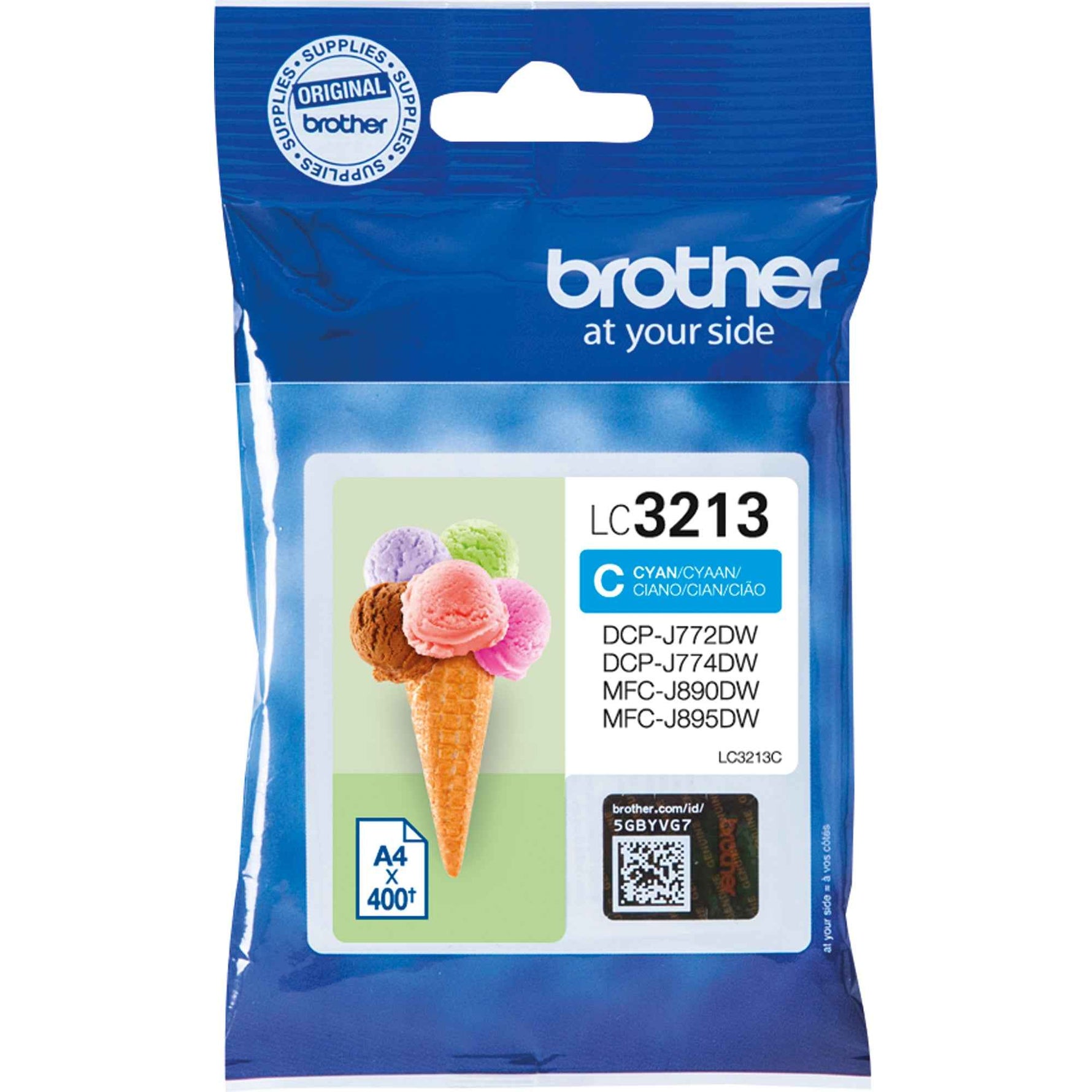 Brother Tintenpatrone LC-3213C cyan