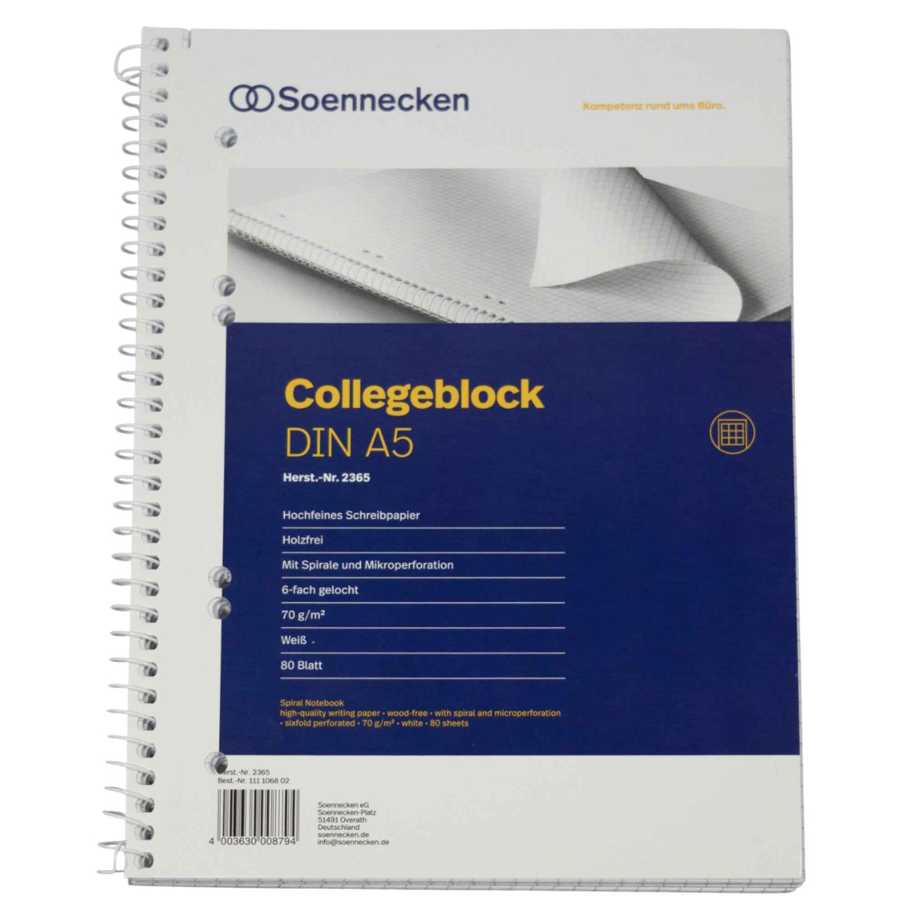 Soennecken Collegeblock DIN A5