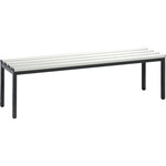 C+P Umkleidebank Basic 1.500 x 420 x 353 mm (B x H x T) ohne Schuhrost