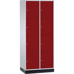 C+P Schließfachschrank Intro XL mit Sockel 820 x 1.950 x 600 mm (B x H x T) 8 Fächer