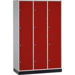 C+P Schließfachschrank Intro XL mit Sockel 1.220 x 1.950 x 600 mm (B x H T) 12 Fächer