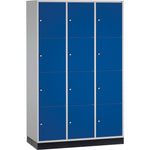 C+P Schließfachschrank Intro XL mit Sockel 1.220 x 1.950 x 600 mm (B x H T) 12 Fächer – Produktbild 2
