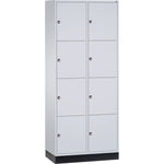 C+P Schließfachschrank Intro XL mit Sockel 820 x 1.950 x 500 mm (B x H x T) 8 Fächer – Produktbild 4