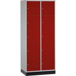 C+P Schließfachschrank Intro XL mit Sockel 820 x 1.950 x 600 mm (B x H x T) 10 Fächer