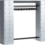 C+P Garderobenschrank Serie 8070 15 Fächer