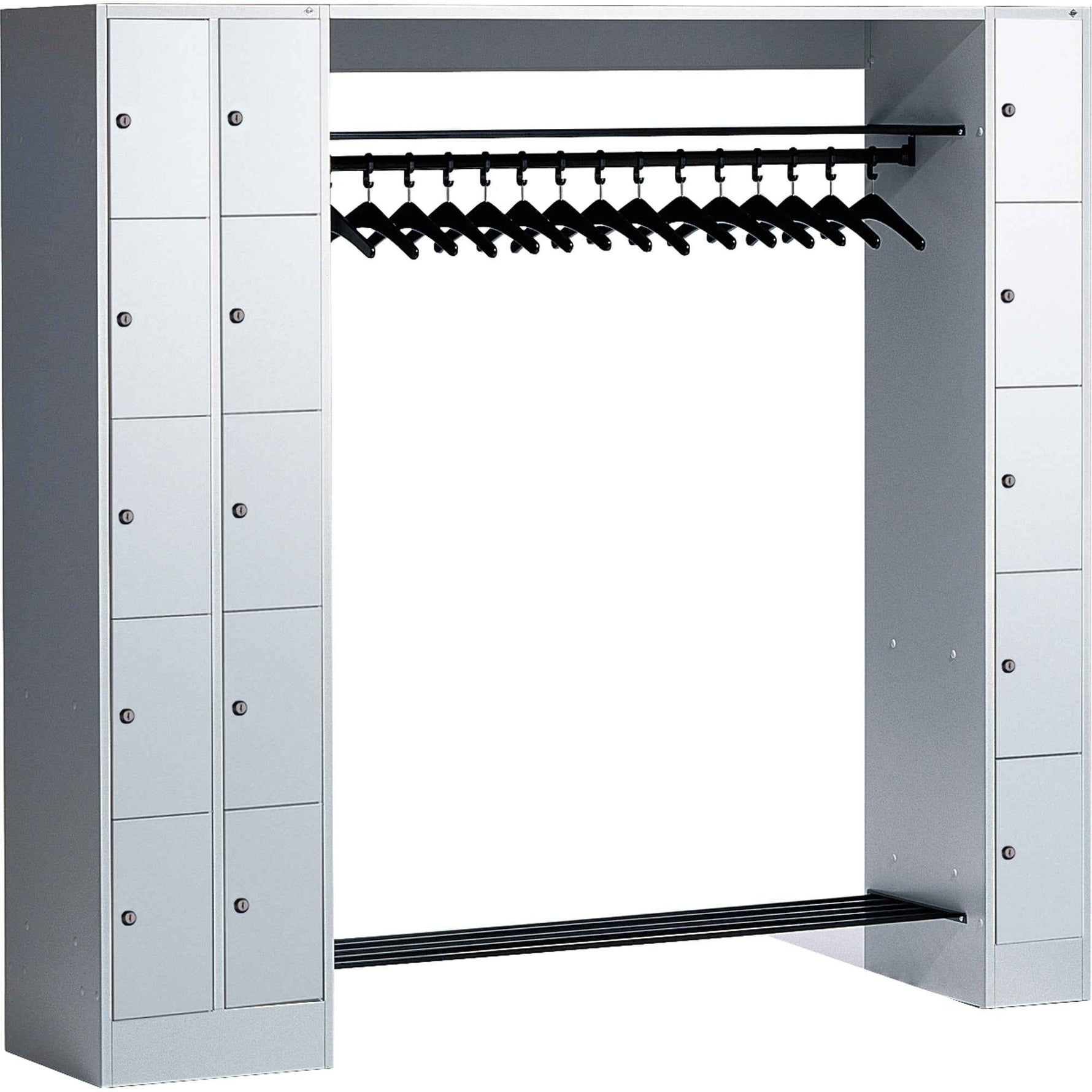 C+P Garderobenschrank Serie 8070 15 Fächer