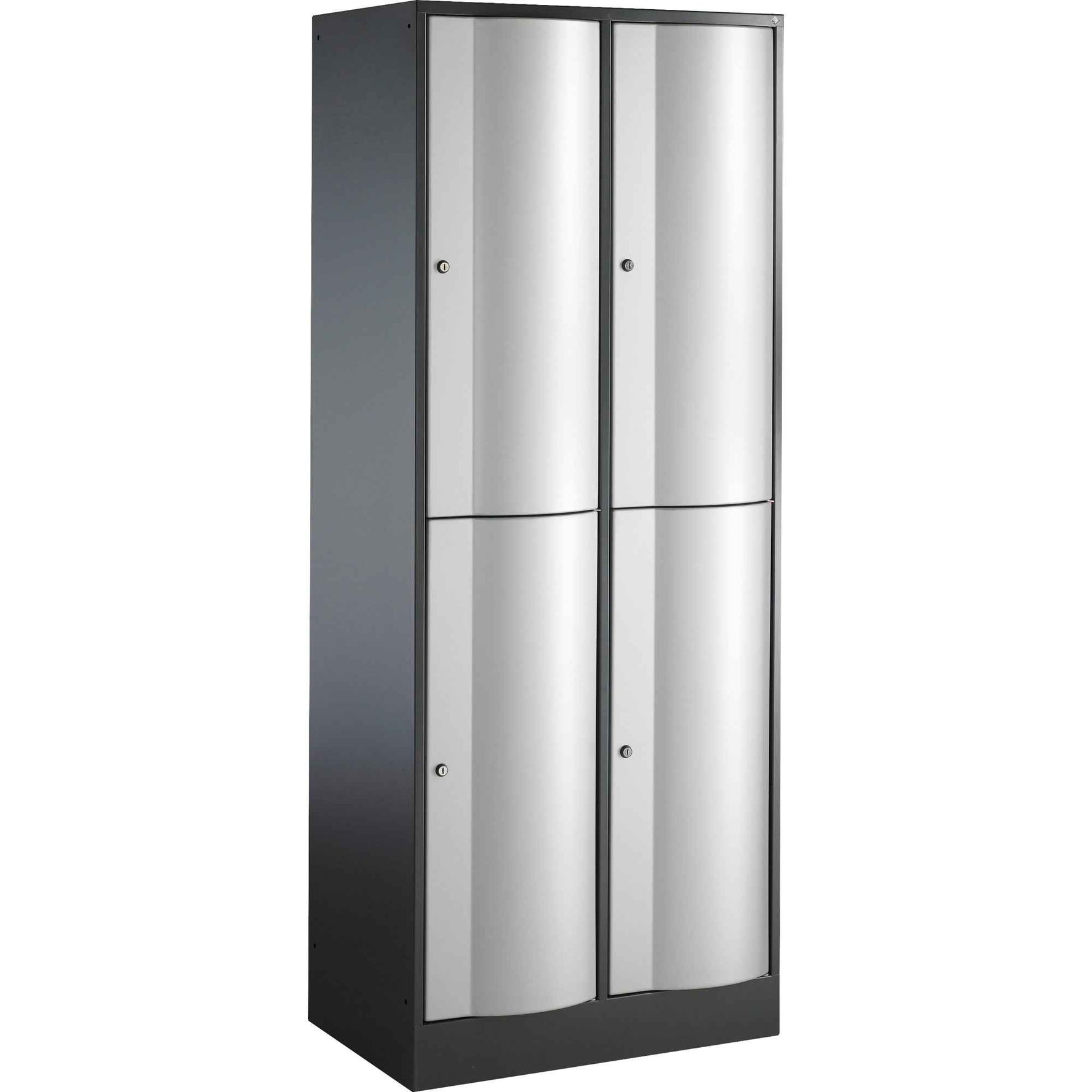 C+P Kleiderspind Resisto mit Sockel 770 x 1.950 x 540 mm (B x H x T) 2 Abteile