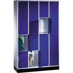 C+P Schließfachschrank Intro mit Sockel 1.220 x 1.950 x 500 mm (B x H x T) 16 Fächer