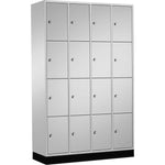 C+P Schließfachschrank Intro mit Sockel 1.220 x 1.950 x 500 mm (B x H x T) 16 Fächer