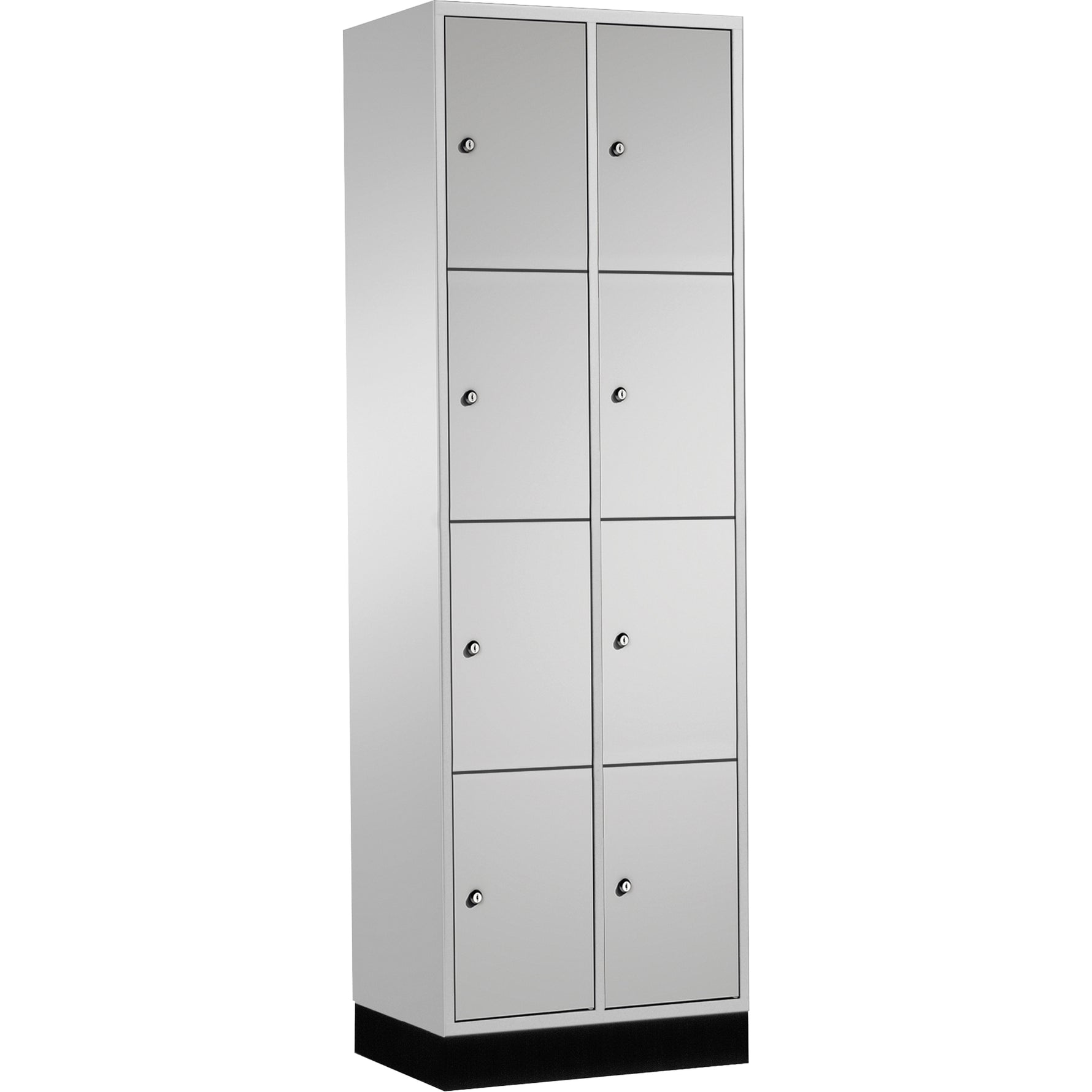 C+P Schließfachschrank Intro mit Sockel 620 x 1.950 x 500 mm (B x H x T) 8 Fächer