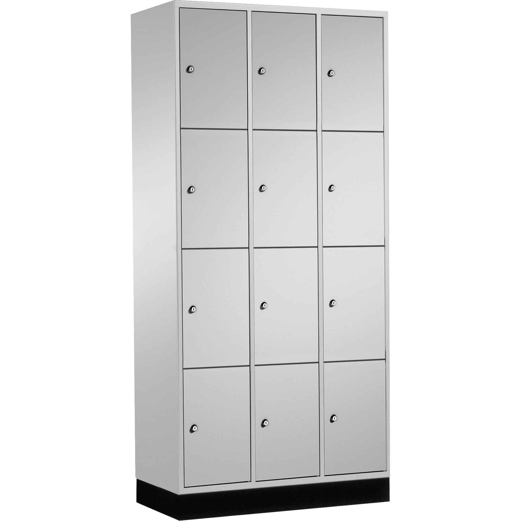 C+P Schließfachschrank Intro mit Sockel 920 x 1.950 x 500 mm (B x H x T) 12 Fächer