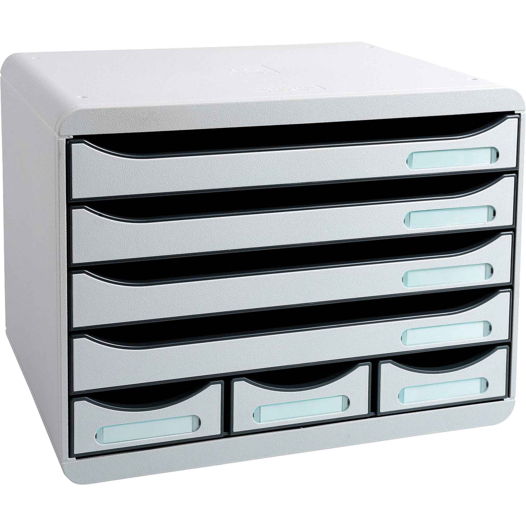 Exacompta Schubladenbox STORE-BOX Mini Office lichtgrau