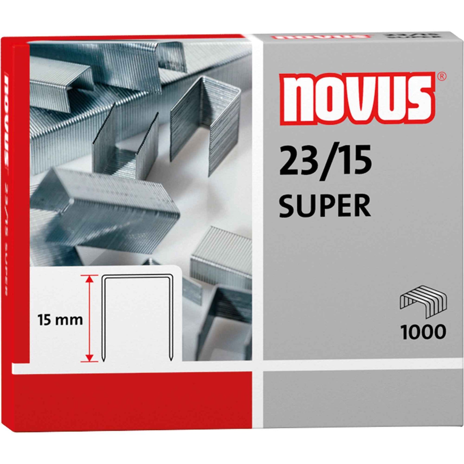 NOVUS Heftklammer 23/15 SUPER