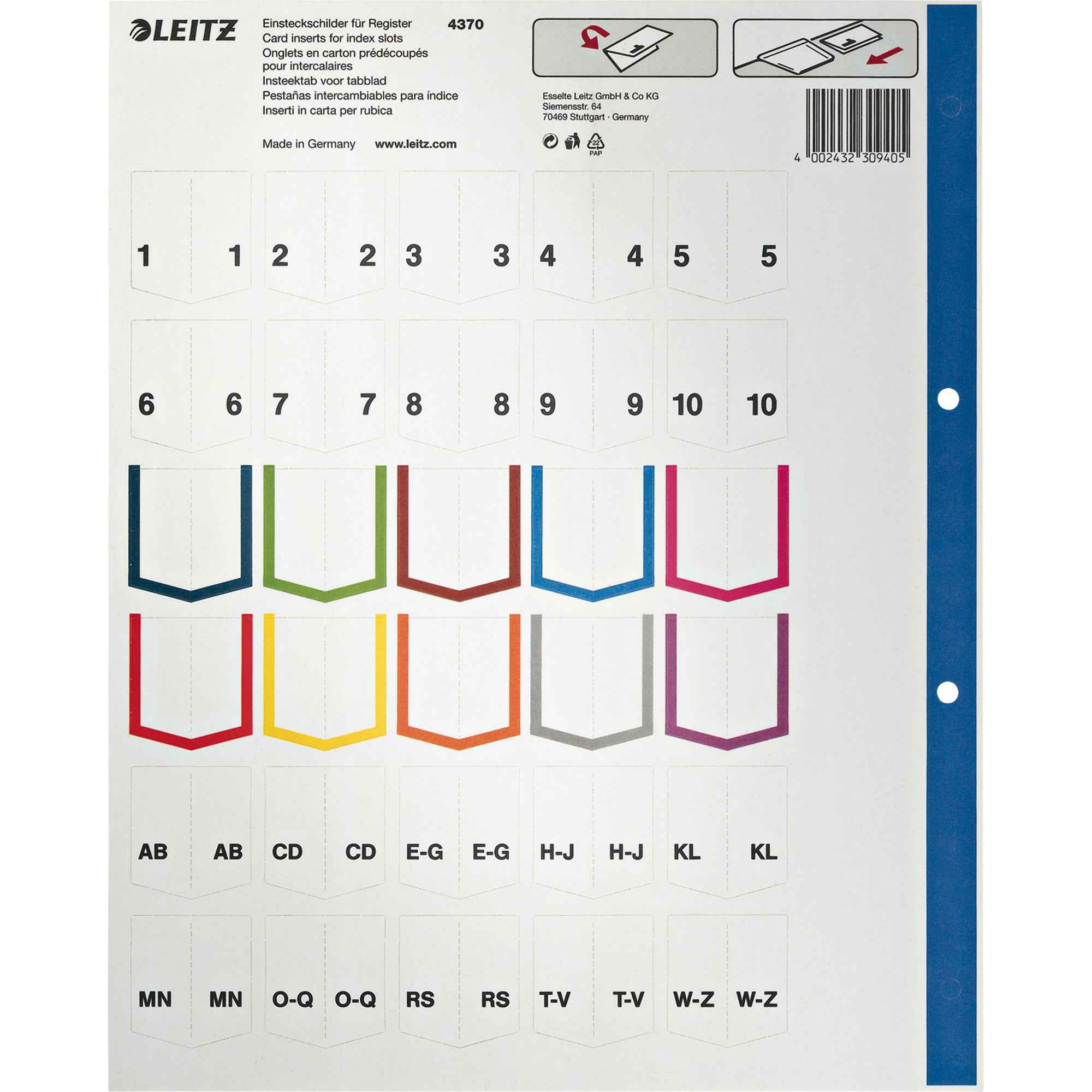 Leitz Ordnerregister
