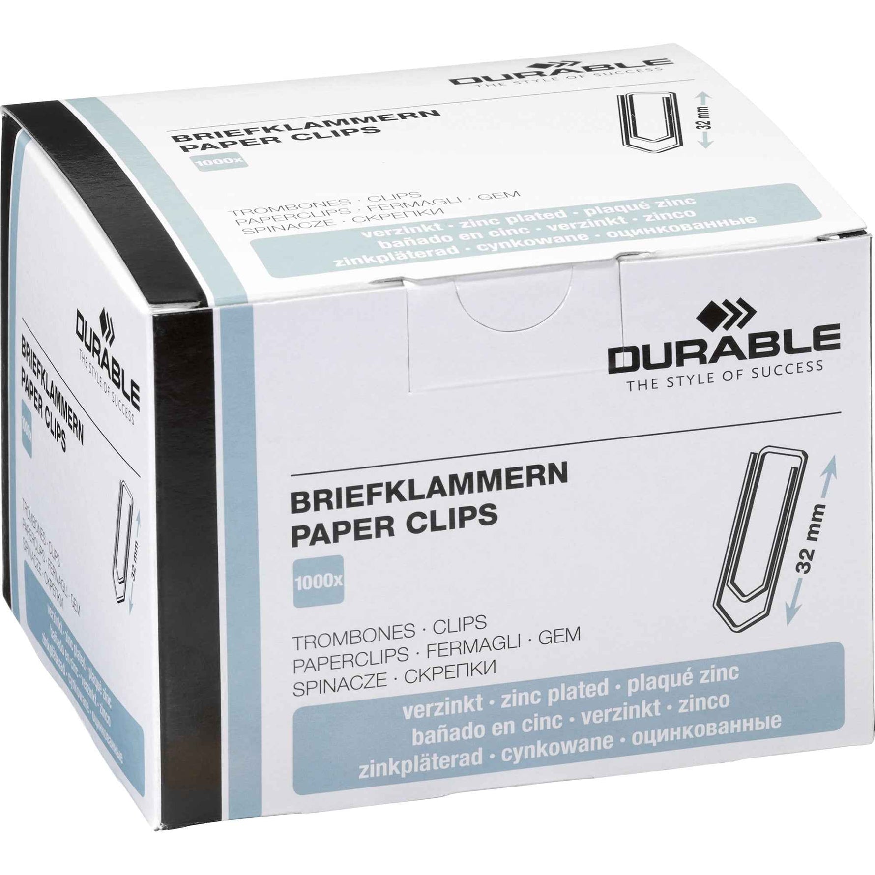 DURABLE Büroklammer 32 mm