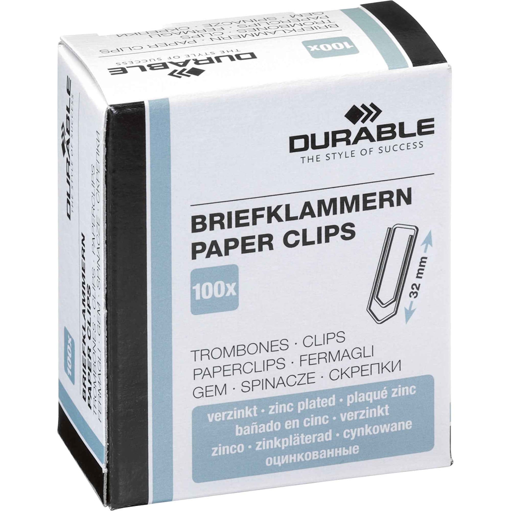 DURABLE Büroklammer 32 mm