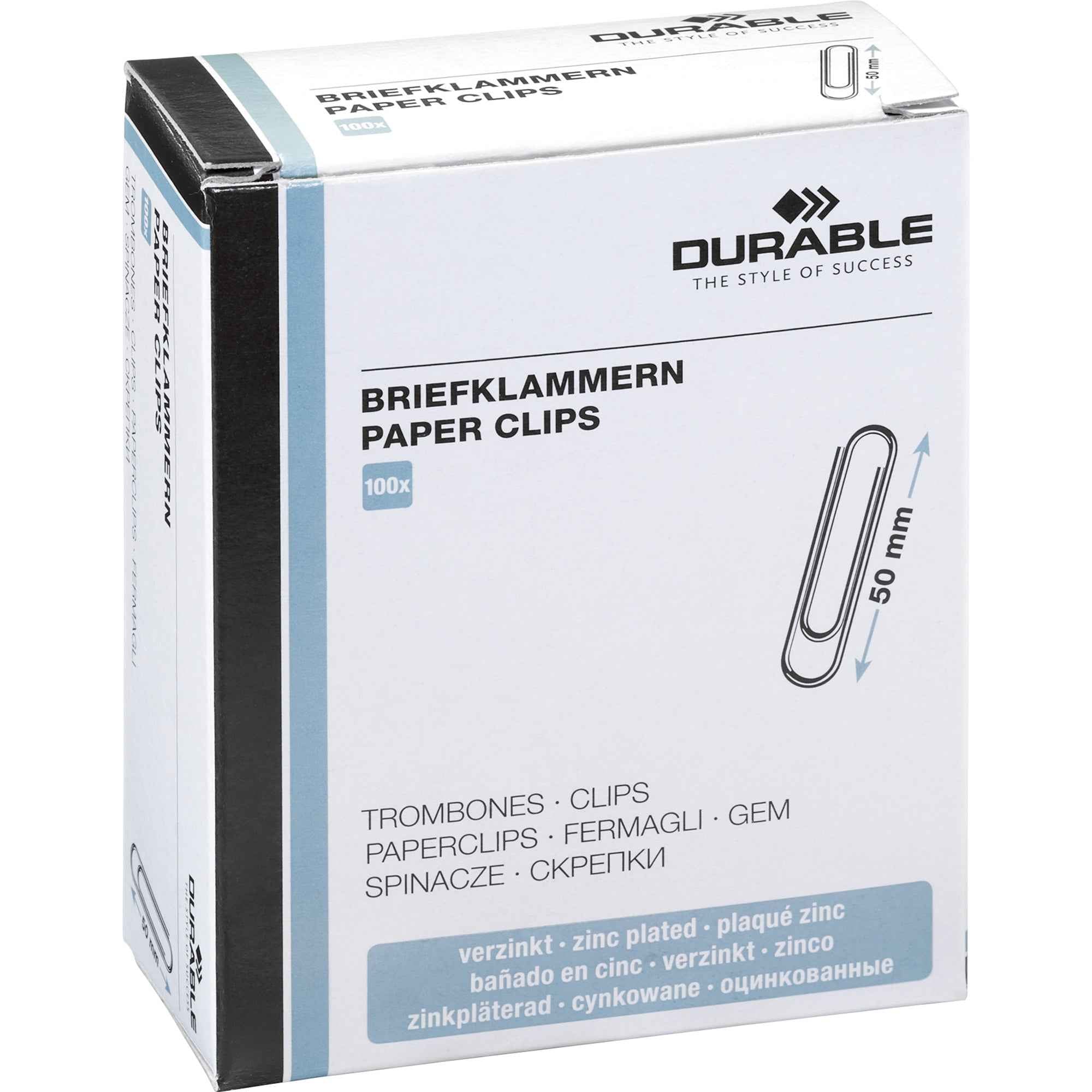 DURABLE Büroklammer runde Form 50 mm