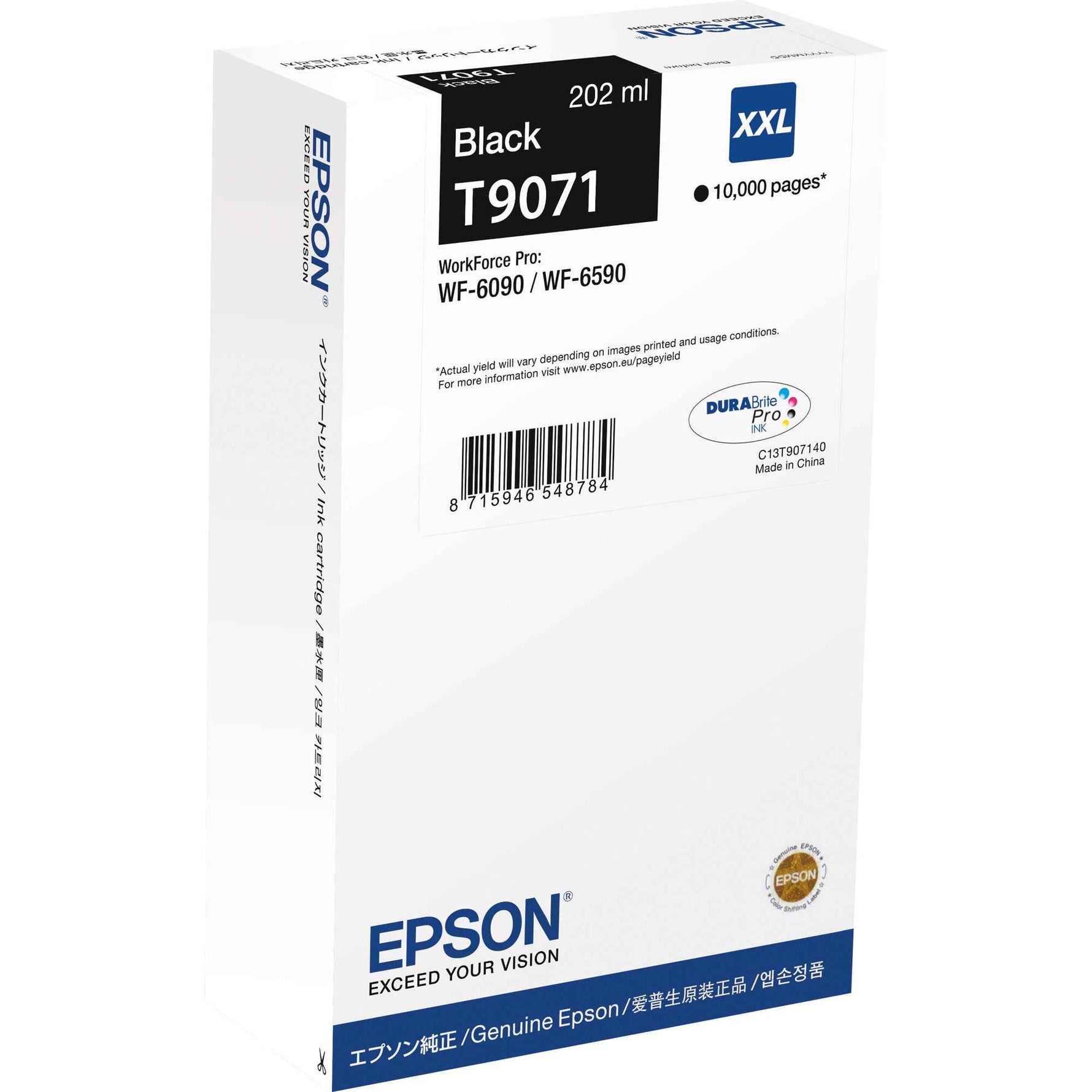 Epson Tintenpatrone T9071 schwarz