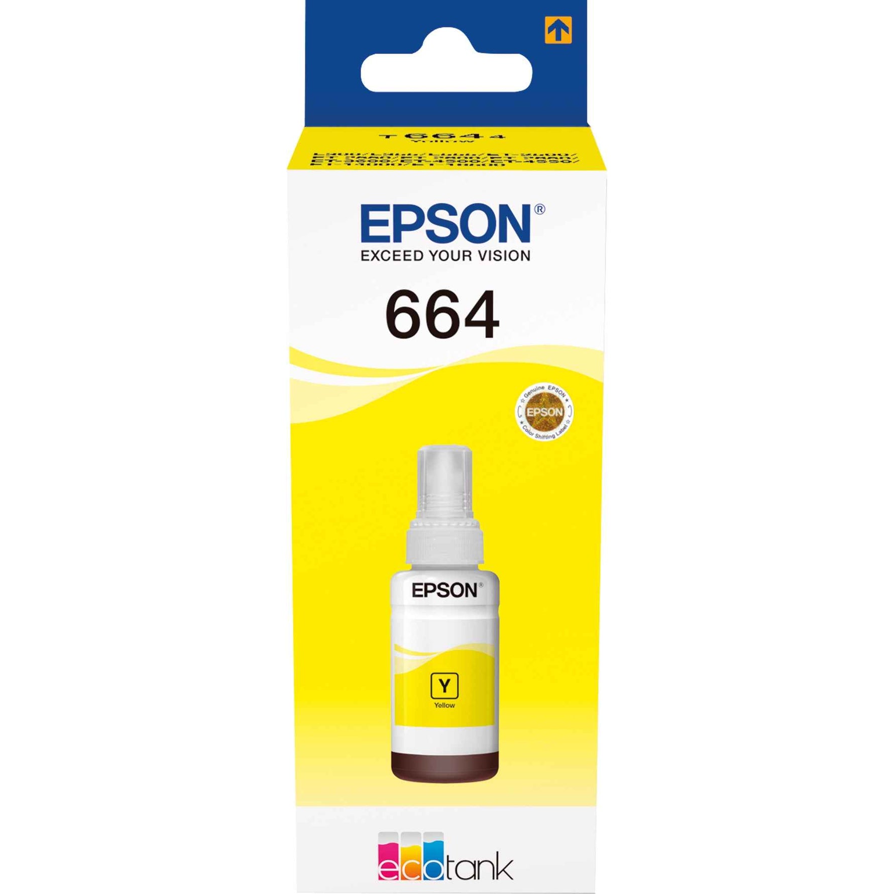 Epson Nachfülltinte Tintenstrahldrucker 664 gelb