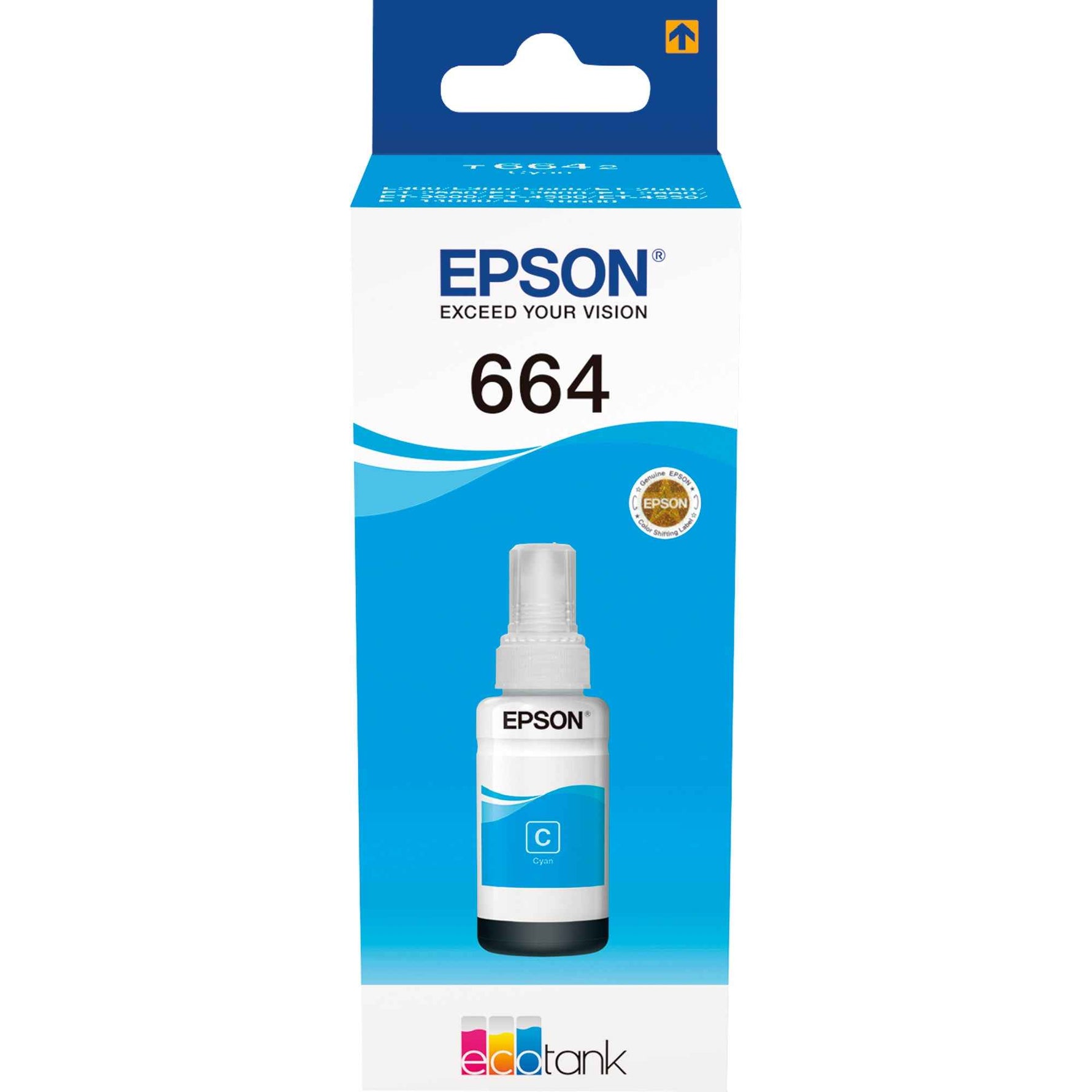 Epson Nachfülltinte Tintenstrahldrucker 664 cyan