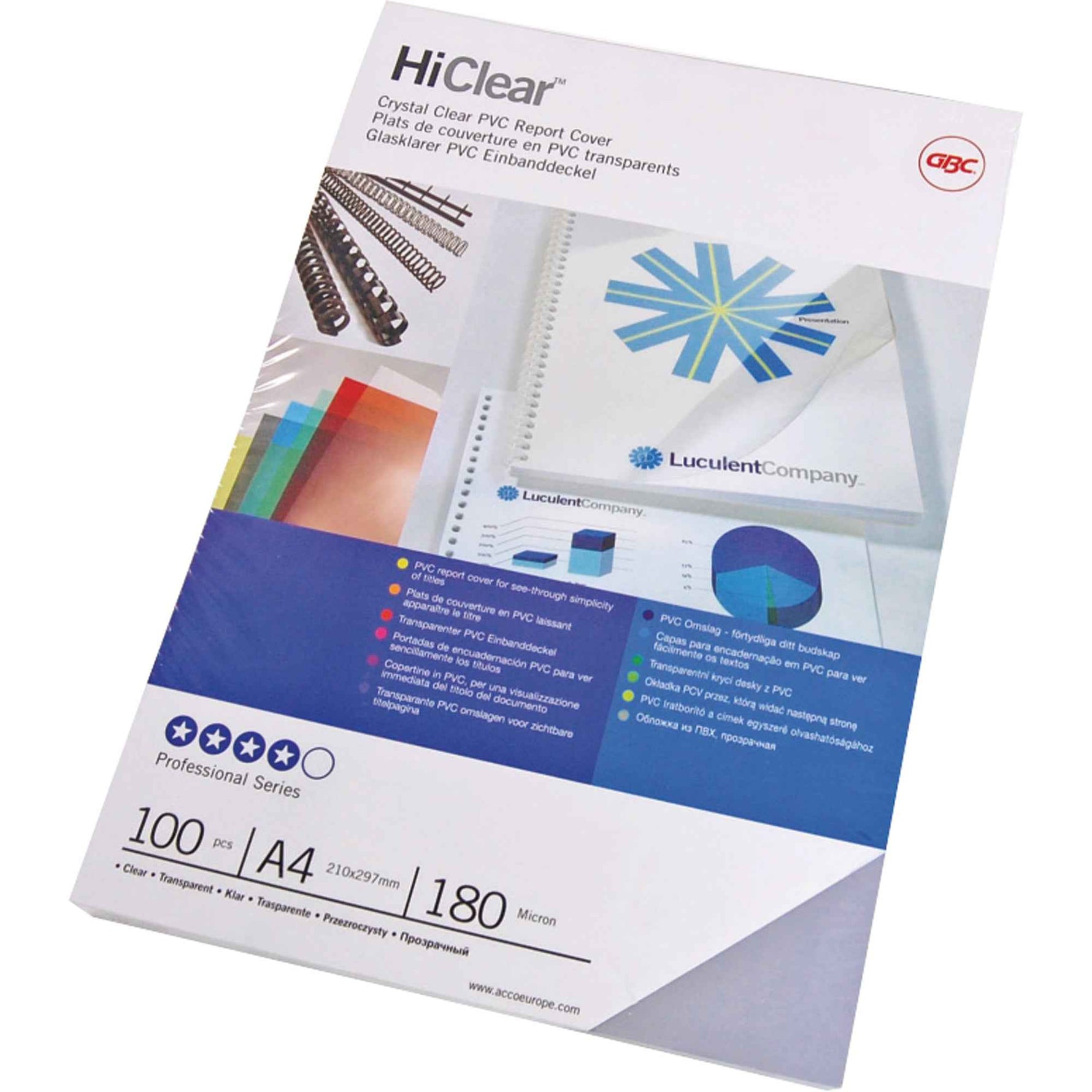 GBC® Deckblattfolie HiClear