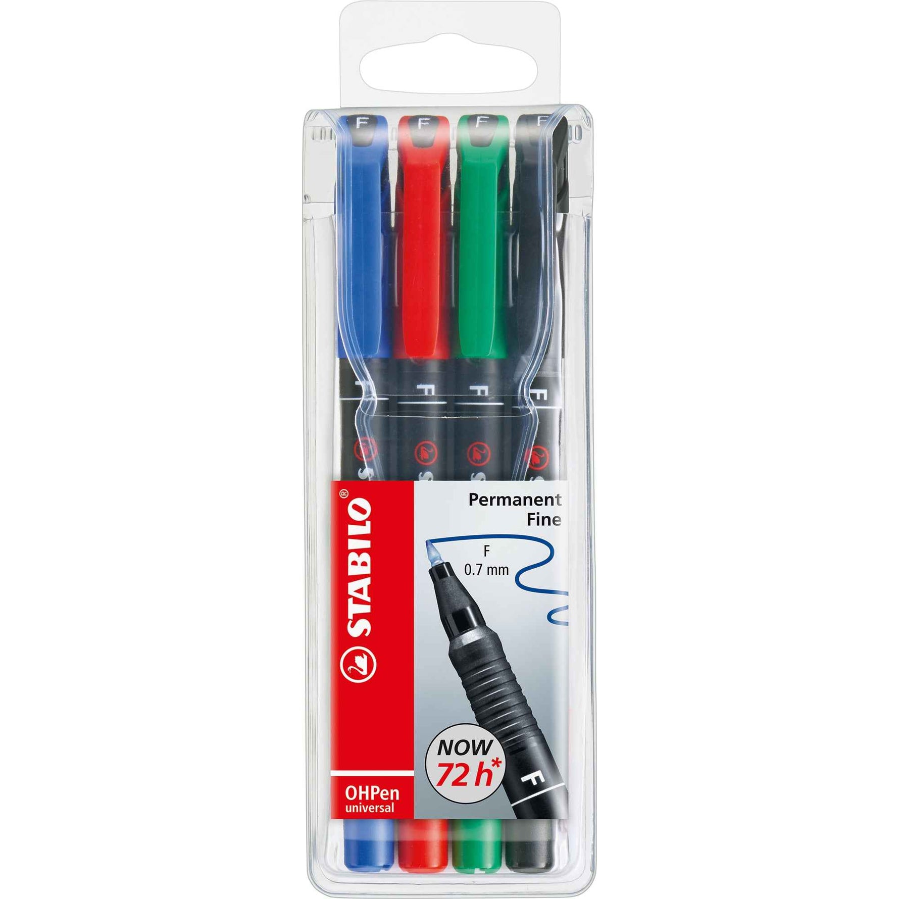 STABILO® Folienstift OHPen universal 0,7 mm 4 St./Pack.