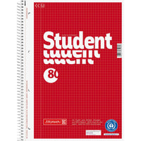 BRUNNEN Collegeblock Student Recycling DIN A4 kariert